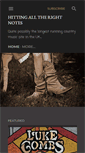 Mobile Screenshot of hittingalltherightnotes.com
